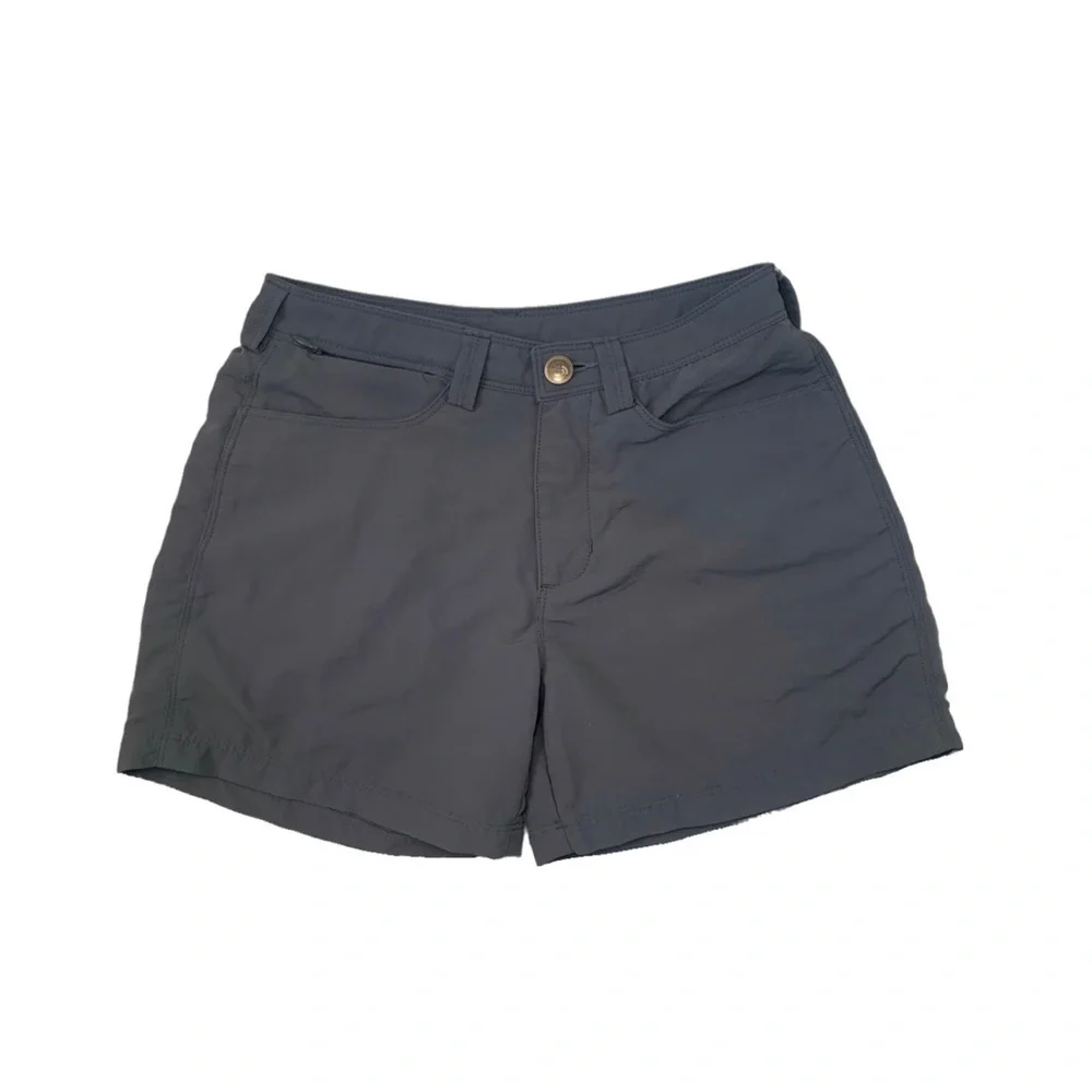 The North Face TNF Girls Quick Dry Hiking Shorts, Gray size 10